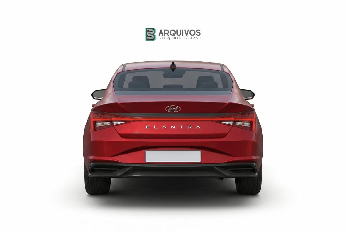 Modelo 3D STL - Hyundai Elantra N Line 2021 — foto 3